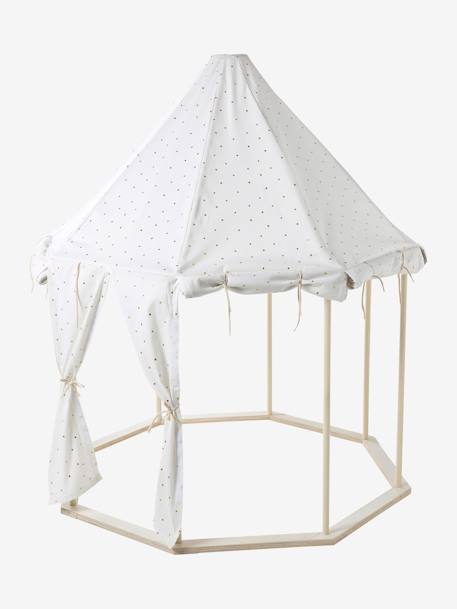 Tenda de circo hexagonal branco 