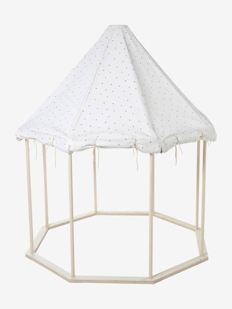 Tenda de circo hexagonal branco 