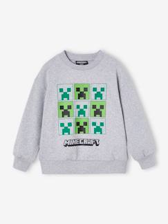 Menino 2-14 anos-Camisolas, casacos de malha, sweats-Sweatshirts-Sweat Minecraft®, para criança