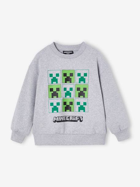 Sweat Minecraft®, para criança cinza mesclado 