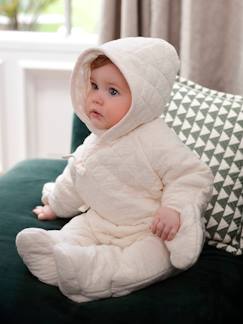 Bebé 0-36 meses-Macacão em gaze de algodão