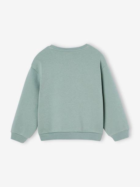 Sweat Basics com motivo, para menina azul-índigo+baunilha+rosa+verde-acinzentado 