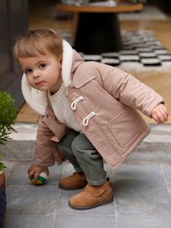 Bebé 0-36 meses-Parka com capuz, estilo canadiana, para bebé