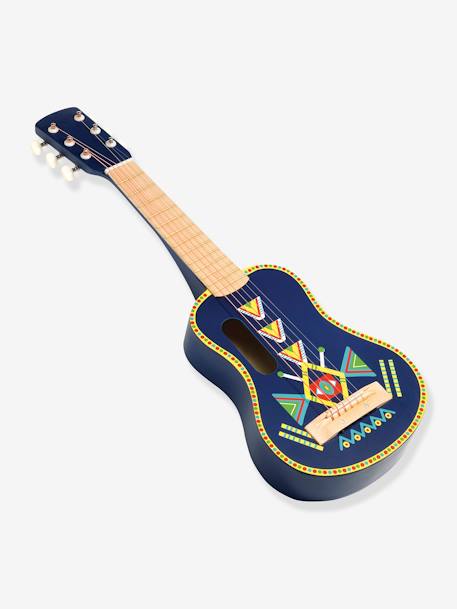 Guitarra com 6 cordas metálicas, Animambo da DJECO azul 