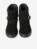 Botas com tiras, para menina preto 