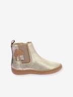 Botas Kick pop da KICKERS® bege-dourado 