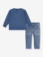 Conjunto sweat + jeans, LVB Mountain Crew & pant da LEVI'S, para bebé azul 