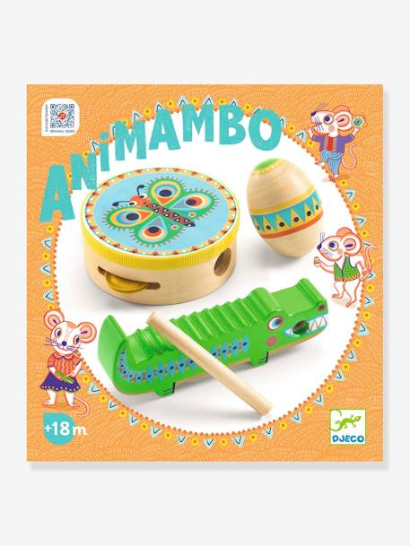 Conjunto de percussão, Animambo da DJECO multicolor 