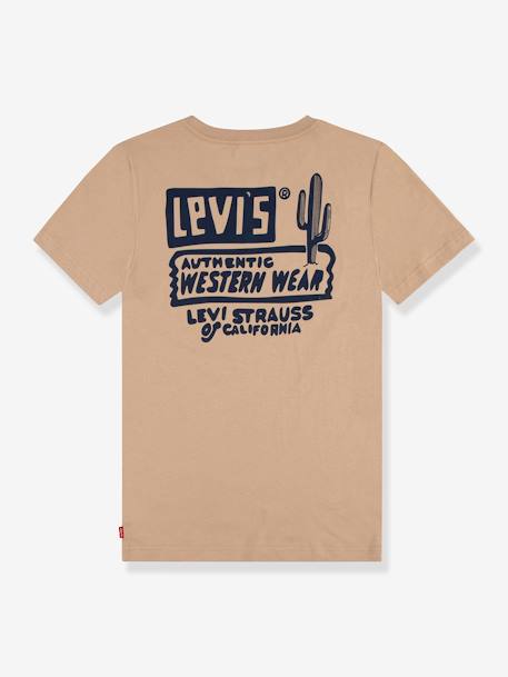 T-shirt  Cactus Out West da LEVI'S®, com motivo atrás, para criança bege 