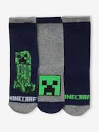 Lote de 3 pares de meias Minecraft® marinho 