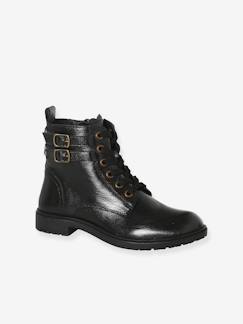 Calçado-Calçado menina (23-38)-Botas Gavroche, em pele, para menina