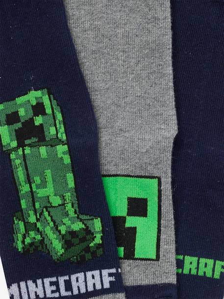 Lote de 3 pares de meias Minecraft® marinho 