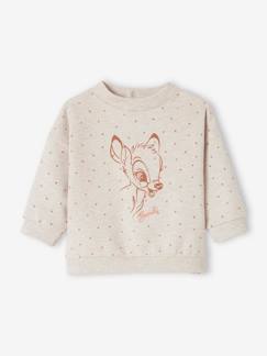 Bebé 0-36 meses-Camisolas, casacos de malha, sweats-Sweat Bambi, da Disney®, para bebé