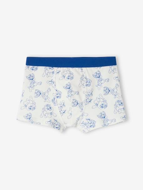 Lote de 3 boxers Patrulha Pata®, para criança azul-cristalino 