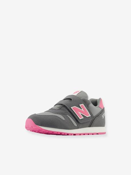 Sapatilhas com barras autoaderentes YV373VN2 da NEW BALANCE®, para criança cinzento 