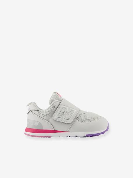 Sapatilhas com barra autoaderente, NW574KII da NEW BALANCE®, para criança cinzento 