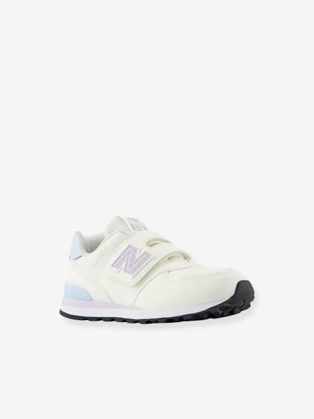 Sapatilhas com barra autoaderente, PV574KID da NEW BALANCE®, para criança branco 