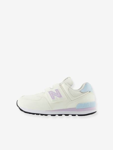 Sapatilhas com barra autoaderente, PV574KID da NEW BALANCE®, para criança branco 