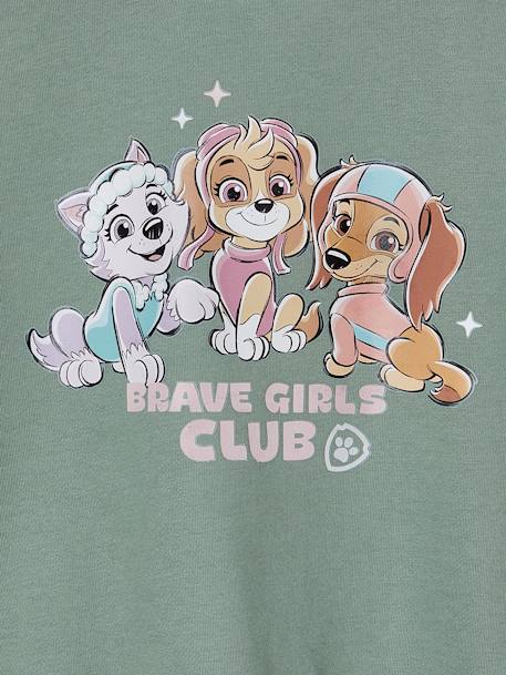 Sweat Patrulha Pata da Disney®, 'Girls Club', para criança verde-acinzentado 