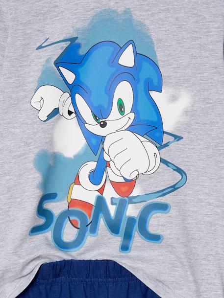 Pijama Sonic®, para menino cinza mesclado 