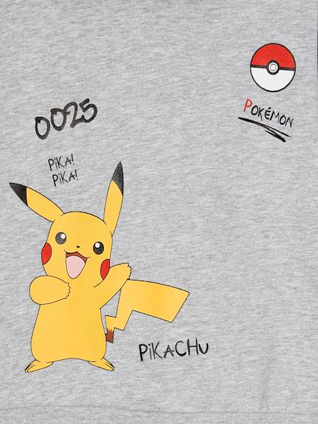 Sweat com capuz, Pokémon® cinza mesclado 