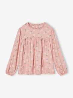 Blusa às flores, para menina