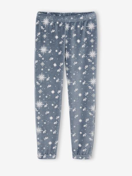 Pijama em veludo Frozen da Disney®, para menina azul-acinzentado 