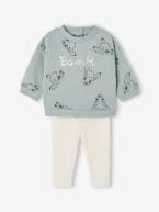 Conjunto sweat + leggings Bambi, da Disney®, para bebé azul-acinzentado 