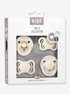 Pack de 4 chupetas Try It - BIBS bege+rosa-blush 