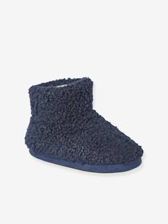 Calçado-Calçado menino (23-38)-Botins -Pantufas de cano subido, forro em pelo, para criança