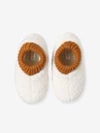 Pantufas em sherpa, para menina cru 