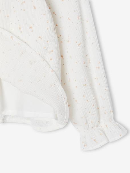 Camisa Estrelas, para menina cru 