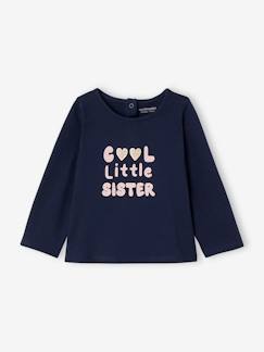 Bebé 0-36 meses-T-shirts-T-shirts-Camisola "cool little sister" Basics, para bebé