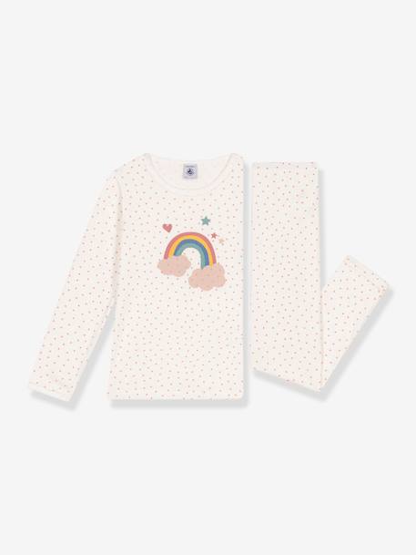 Pijama da Petit Bateau branco estampado 