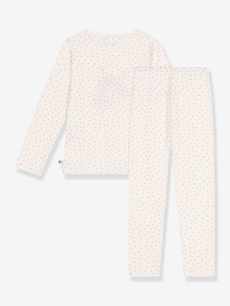 Pijama da Petit Bateau branco estampado 