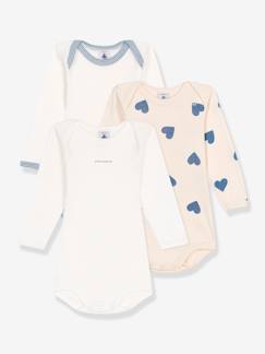 Bebé 0-36 meses-Bodies-Lote de 3 bodies, da PETIT BATEAU