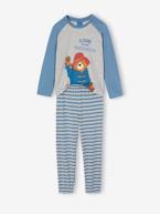 Pijama Paddington, para menino, em algodão riscas marinho 