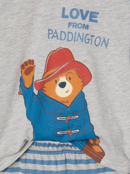 Pijama Paddington, para menino, em algodão riscas marinho 