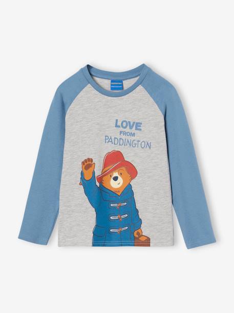 Pijama Paddington, para menino, em algodão riscas marinho 