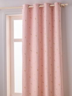 Têxtil-lar e Decoração-Decoração-Cortinado opaco, com ilhós, fosforescente e estampado com arco-íris