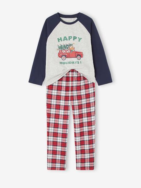 Pijama de Natal, para menino vermelho 