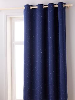 Têxtil-lar e Decoração-Decoração-Cortinados-Cortinado opaco, com ilhós, às estrelas