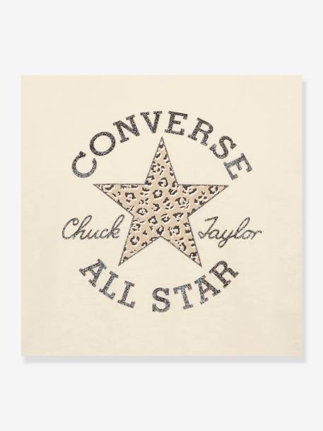 T-shirt para criança, Leopard Chuck Taylor da CONVERSE bege 