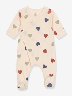 Bebé 0-36 meses-Pijamas, babygrows-Pijama coração, em algodão, para bebé, da Petit Bateau