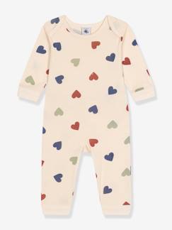 Bebé 0-36 meses-Pijama corações, sem pés, da PETIT BATEAU