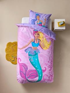 -Conjunto de cama estampado, 100% algodão, Barbie Tamanho: 140 x 200 cm