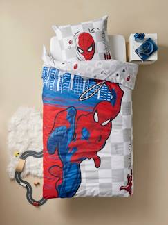 Têxtil-lar e Decoração-Roupa de cama criança-Capas de edredon-Conjunto de cama estampado, 100% algodão, Homem-Aranha