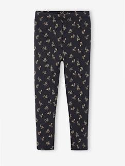 Leggings com forro em malha polar, para menina