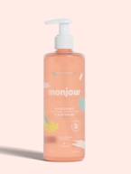 Água de limpeza rosto e corpo, 400ml MONJOUR rosa-blush 