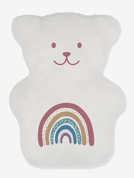 Urso terapêutico, BEKE BOBO CINZENTO CLARO LISO COM MOTIVO+laranja+multicolor 